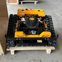 Tondeuse à gazon industrielle télécommandée SDLOT à essence, certifiée CE EPA EURO5, sur chenilles, pour l'agriculture et le jardinage – Offre Spéciale