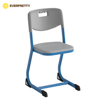 Solution tout-en-un pour mobilier scolaire : Bureau et chaise d'élève durables avec panier à livres, structure métallique