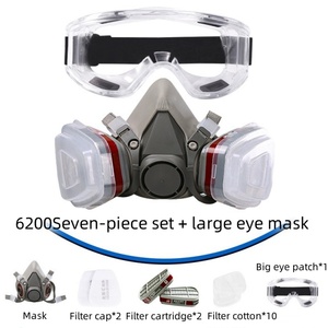 Đặc Biệt Bụi & Chất Độc Bảo Vệ Mặt Nạ Khí 6200 Nửa Mặt Nạ Cho Thuốc Trừ Sâu Phun Hóa Chất Formaldehyde Công Cụ Trang Trí Sản Phẩm - Product Image 5