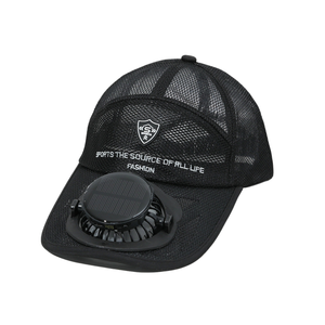 Cappello Estivo Sportivo da Strada con Ventilatore Solare Integrato, Tesa Extra Larga e Rete Traspirante, in Tessuto Dobby - Ideale per il Raffreddamento Estremo - Product Image 2