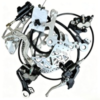 Juego de Frenos Traseros de Doble Caliper para Sur-Ron Light Bee LBX Ultra Bee Talaria Sting MX4 X3 E-Ride Pro SS, Aluminio CNC para Carreras