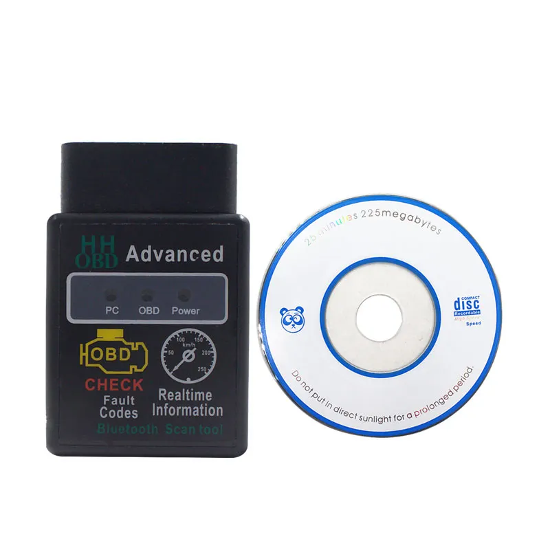 HHOBD ELM327 OBD2 OBDII 자동 스캔 도구 ELM 327 Acardiag 327 코드 리더 tomszon 자동 진단 도구