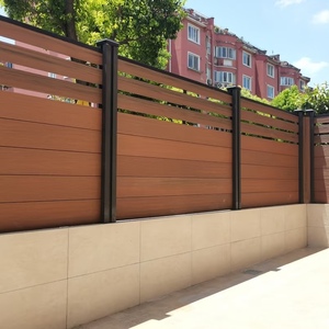 Il <span class=keywords><strong>Set</strong></span> di recinzioni per Privacy WPC include assi di posta e Kit completo di Gate per una facile installazione del cortile e della sicurezza - Product Image 3