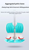 Nouvelle chaise ergonomique de correction de posture orthopédique pour le soutien du dos et de la taille pour le bureau à domicile