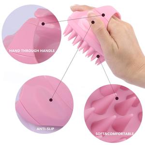 Peigne de Massage en Silicone pour la Tête <span class=keywords><strong>du</strong></span> Corps et <span class=keywords><strong>du</strong></span> Cuir Chevelu, Shampooing, Lavage des Cheveux, Douche, Bain, <span class=keywords><strong>Spa</strong></span>, Minceur - Product Image 2