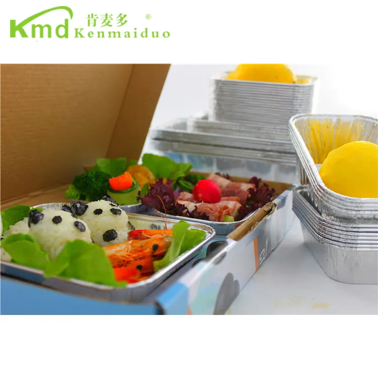 6 ''Kleine Laib Pfanne Aluminium folie Bäckerei Container Catering Einweg Aluminium Tablett Pfanne