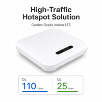 Picocell 4G FDD ENodeB intégré 2x125mW pour intérieur, PoE+, B1 B3 B7 B8, petite cellule pour un déploiement de réseau professionnel sur mesure