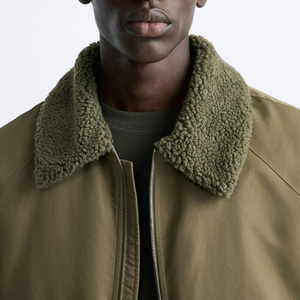 Chaquetas Casuales <span class=keywords><strong>Kelme</strong></span> para Hombre de Alta Calidad al por Mayor, Chaqueta de Trabajo para Hombre, Chaqueta de Lana Artificial con Logotipo Personalizado para Exteriores - Product Image 4