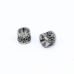 Perles entretoises cylindriques en acier inoxydable Yunnique 5,0 mm pour la fabrication de bracelets, composants de bijoux, procédé de moulage - Product Image 5