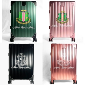 Valigia Personalizzabile con Lettere Greche AKA Sorority, Elegante e Affascinante, Anno 1908, Perfetta per Viaggi in Sorority - Product Image 1