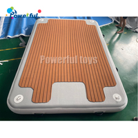 Plateforme de baignade gonflable pour yacht, bateau, quai, plateforme flottante gonflable pour la pêche