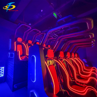 Proyecto de Cine Volador Comercial para Interiores, Simulador de Cine en Domo, Equipamiento Personalizado para Películas 7D 9D con Imágenes 4K Ultra-HD