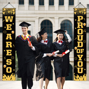 DAMAI 2025 Saison de Remise des Diplômes – Décoration de Fête Dorée, Rideau de Porche, Toile de Fond Photo GRAD, Bannières - Product Image 2