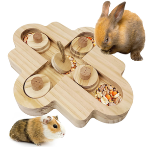 Jouets de forage pour <span class=keywords><strong>hamsters</strong></span>, jouets de forage pour rats, jouets de puzzle pour lapins, jouets interactifs pour lapins, jouets d'enrichissement en bois pour <span class=keywords><strong>hamsters</strong></span> - Product Image 1