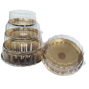 JY-DG82103 food container plastic packaging custom box chocolate box salad container packaging box on sale