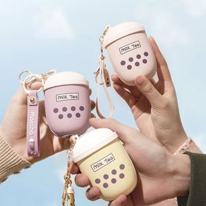 Nuevo Calentador de Manos Portátil de Invierno, Lindo Calentador de Manos Recargable con Forma de Taza de Té con Leche, 3 en 1, Llavero Boba - Product Image 1