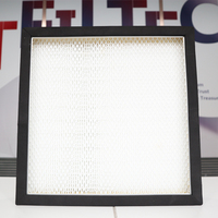 Haut papier filtre H14/13 du filtre à air HEPA de filtration de fibre de verre pour le Cleanroom