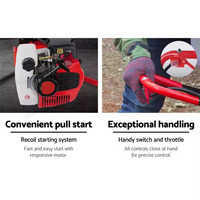 Tarière hélicoïdale professionnelle industrielle 52 cm³ à moteur essence pour semis et travaux du sol