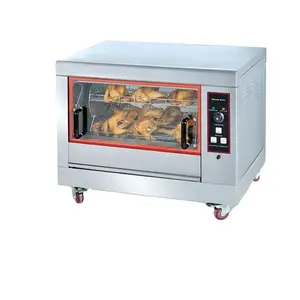 Large Capacity Electric Chicken Rotisserie 4 Basket for 12-16 Chicken