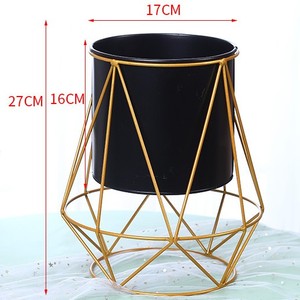 Modern Home Wrought Iron Fruit Gift <b>Basket</b> with Hollow Out Hanging <b>Storage</b> Wire <b>Baskets</b> Included - Product Image 5