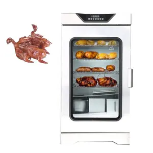 220V Huishoudelijke Intelligente Elektrische Kip Vis Voedsel Gerookte Oven Machine Vlees Gerookte Rokerige Oven