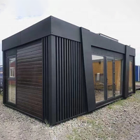 Maisons préfabriquées en acier de 20 pieds et 40 pieds personnalisées, structure en acier, conteneur habitable, différentes tailles et couleurs