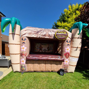 Barra de Bar Inflable Portátil para Fiestas en <span class=keywords><strong>la</strong></span> Playa y Jardín, con Diseño de Tiki Hut y Palmera - Product Image 4