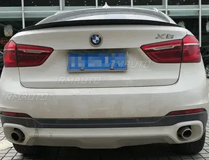 สปอยเลอร์หลังสำหรับ BMW X6 F16 ปี 2015-2019 ชิ้นส่วนตกแต่งสีดำเงา สไตล์ MP สำหรับ BMW F16 สปอยเลอร์ฝากระโปรงท้ายรถยนต์ อุปกรณ์ตกแต่งรถยนต์ - Product Image 6