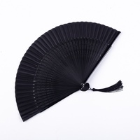 Éventail de danse classique ancienne pour femme, style chinois, artisanat en bambou, pour Cheongsam, festif, rouge vif, éventail en bambou peint