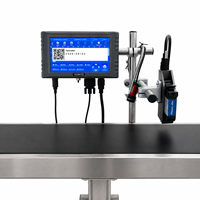 Machine de codage industrielle en ligne Yaomatec 12,7 mm pour codes-barres, codes QR, dates et données variables par jet d'encre pour emballages en carton, plastique et bois