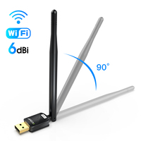 Adaptateur USB 2.0 sans fil, antenne 6dbi/Dongle USB/wi-fi 802.11n, MTK7601, dongle USB