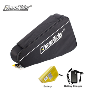 Batterie de vélo électrique personnalisable 48v-72v 45ah, batterie au lithium rechargeable triangulaire avec BMS 20a-30a <span class=keywords><strong>pour</strong></span> vélo électrique - Product Image 1