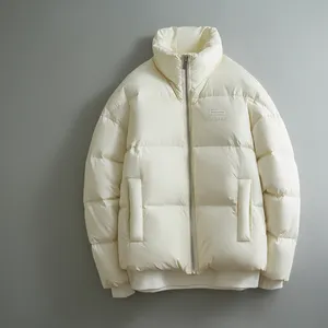 OEM diseño personalizado de moda brillante abrigo de invierno los hombres Puffer abajo chaqueta personalizada puffer chaqueta