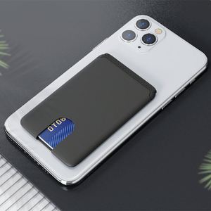Porte-cartes adhésif X49 Easy Push Upgrade avec logo personnalisé, en silicone, pour téléphone portable et cartes de crédit - Product Image 2