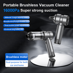 Aspirateur à <span class=keywords><strong>main</strong></span> sans fil pour voiture 19500PA 120W, sans balais, 4-en-1, pompe de soufflage et d'aspiration sans fil, filtre HEPA pour voiture, maison et animaux domestiques - Product Image 2