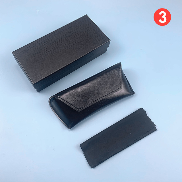 Wholesale Luxury Glasses Packing Box Set Cloth Pouch New Paper Box for Eyeglass Leather Glass Sunglass Case Box Set