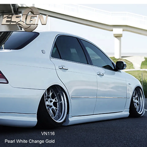 VN116 Perle Blanc à Or UV Preuve Auto-Guérison Anti-Rayures Conception Léopard Changement de Couleur Peinture Protection Vinyle Wrap Film - Product Image 4