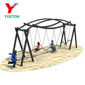 Parc d'attractions pour enfants en plein air Marée extrême <span class=keywords><strong>Pendule</strong></span> Jouer Carnaval Ride Set Cocowave Corde Swing pour enfants adultes - Product Image 3