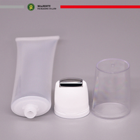 Tube cosmétique blanc multifonction | Tube vide de compression de lotion avec bille roulante en acier inoxydable pour emballage de crème de spa