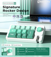 Teclado Mecánico Portátil K810 con Joystick, Cableado USB Tipo-C, Teclas Intercambiables en Caliente, Retroiluminación RGB, Programable para Juegos