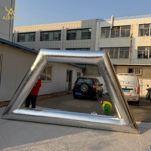 Círculo Inflable Plateado Personalizado para Escenarios, Decoración para Bares, Discotecas, Festivales de Música, Espectáculos de Circo - Product Image 4