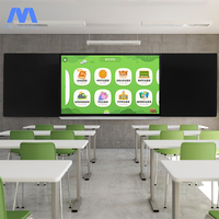 Tableau interactif intelligent Nano, double système Android et Windows, sans poussière, pour salle de classe