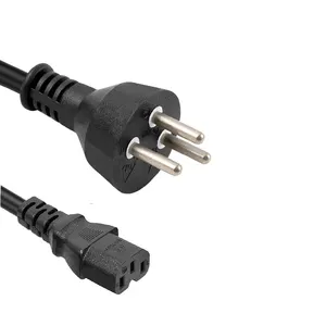 Israel power cord c13 extension cord plug israel 3Pin power cable SII standard male ac power plug Oxygen Free Copper