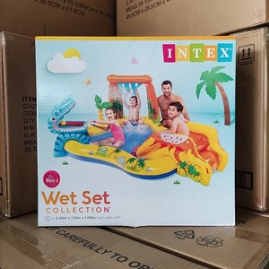 <span class=keywords><strong>Piscine</strong></span> gonflable <span class=keywords><strong>INTEX</strong></span> pour enfants <span class=keywords><strong>avec</strong></span> <span class=keywords><strong>toboggan</strong></span>, château aquatique, pulvérisation d'eau, château gonflable, dinosaure, ananas - Product Image 3