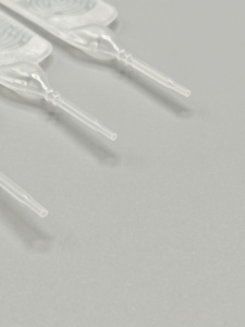 ไมโครปิเปตแบบโปร่งใสสีขาว ยี่ห้อ CF ทนทาน ใช้งานได้ยาวนาน ผลิตจากวัสดุ PE แบบหลอดคู่ ปริมาตรคงที่ พร้อมสเกลวัดความแม่นยำ สำหรับงานเคมี - Product Image 3