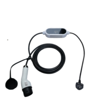 Nuevo Cargador para Vehículos Eléctricos Tipo 2 de 3.6kW y 230V con Corriente Ajustable (8A-16A), Cable de 5 Metros, Certificación CE ROHS, Portátil