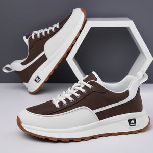 Zapatillas Deportivas de Plataforma con Cordones de Cuero <span class=keywords><strong>para</strong></span> Mujer, Ligeras, con Brillo Metálico, Estilo Casual <span class=keywords><strong>para</strong></span> Caminar - Product Image 6