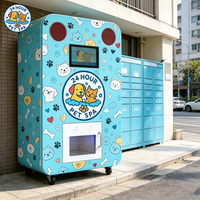 Station de lavage commerciale pour chiens avec fonction SDK, écran tactile en acier inoxydable, nettoyeur d'animaux sans personnel, fonctionnement 24h/24