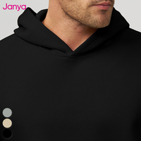 Janya personnalisé logo uni à manches longues état d'équilibre décontracté Gym sport Streetwear pulls à capuche sweat survêtements pour hommes