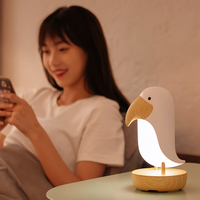 Lampe led tactile avec haut-parleur, rechargeable, intensité d'éclairage réglable, idéal pour une table de chevet